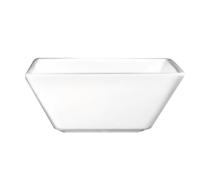 CH EL15 SQUARE BOWL 15OZ/5" WHITE  3DZ